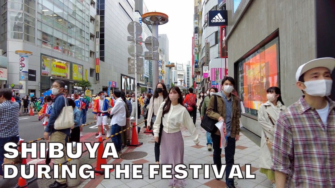 [4K]Walking Tokyo | Shibuya on Kagoshima Festival Day (May 15, 2022)