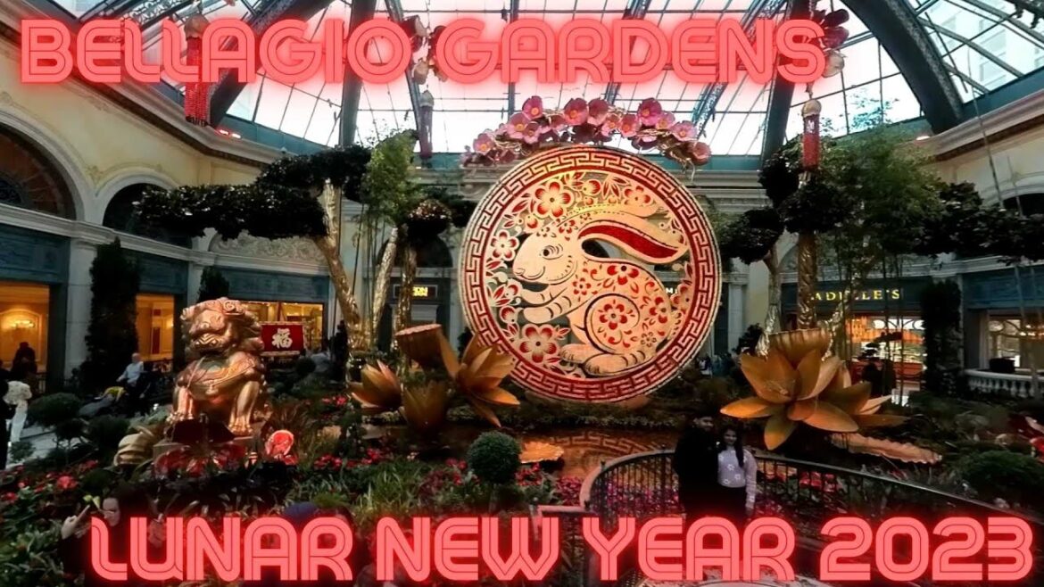 Bellagio Gardens Lunar New Year 2023 Year of the Rabbit Las Vegas Bellagio Gardens Lunar New Year 2023 Year of the Rabbit Las Vegas