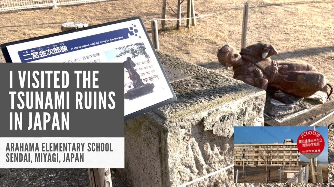 Visit to the Tsunami Ruins in Sendai, Miyagi, Japan | Arahama Elementary School
