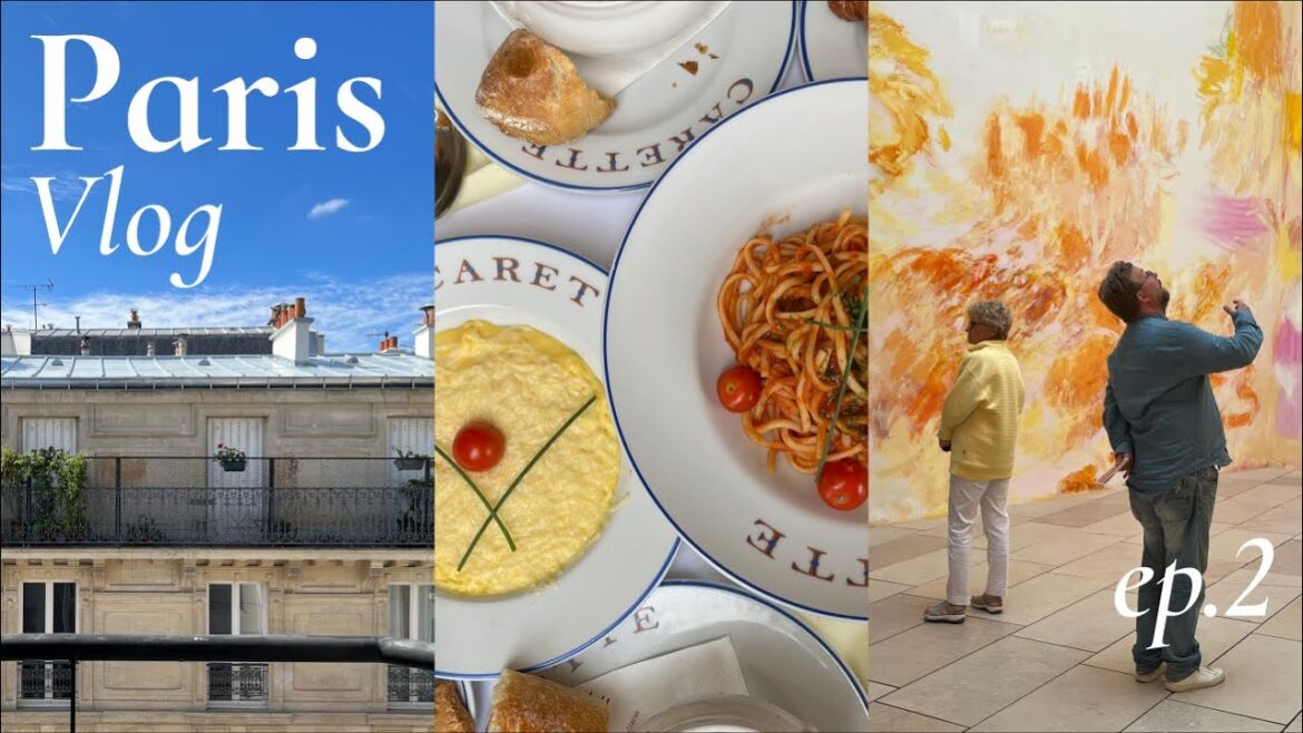파리 여행 브이로그 ep.2 | 미슐랭, 파리지앵 맛집😋 | 재밌는 미술관, 전시 다 뿌시기🖼️ | 방브 빈티지 플리 마켓, 봉마르쉐, 셀린느, 그릇 쇼핑🛍️ | 프랑스 2주 살기