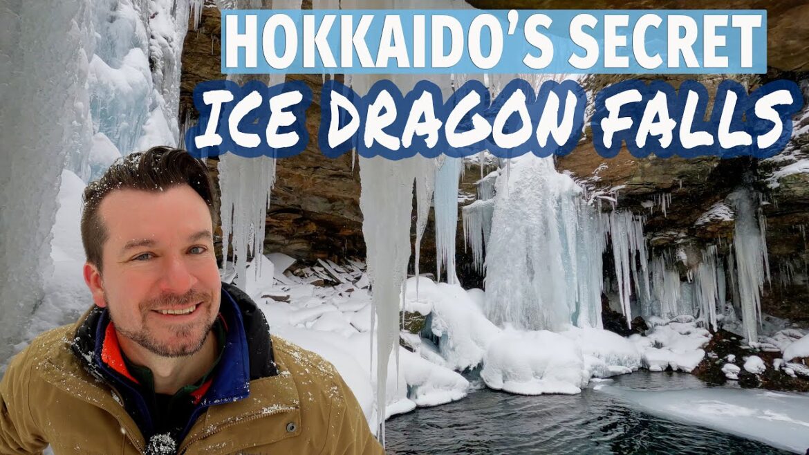 Visiting a Secret Frozen Waterfall in Hokkaido Visiting a Secret Frozen Waterfall in Hokkaido