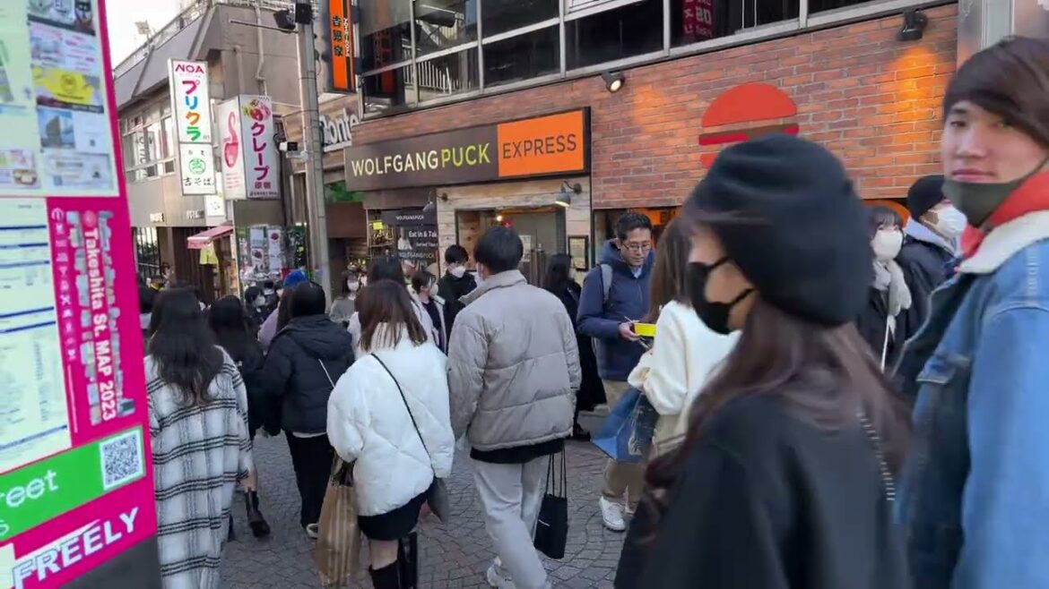 [東京原宿ライブ]2月5日原宿竹下通りからラフォーレ Harajuku in Tokyo #Harajuku #Tokyo #takeshita