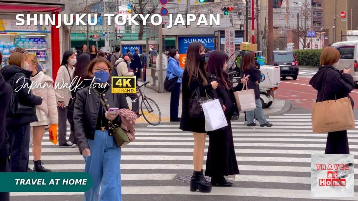 4k hdr japan walk | Walk in Shinjuku Tokyo Japan |  Record the beauties everywhere on the street