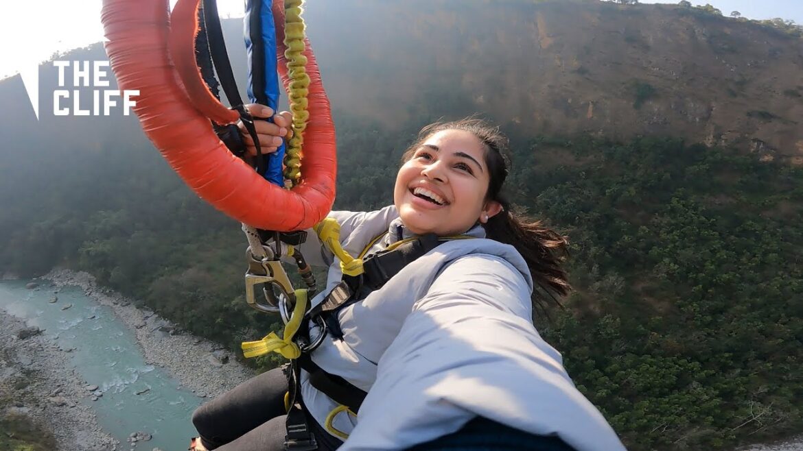 Amazing Bungy Jump| World's Second Highest |228m |The Cliff Nepal |Kushma |Nepal Anuradha vlog