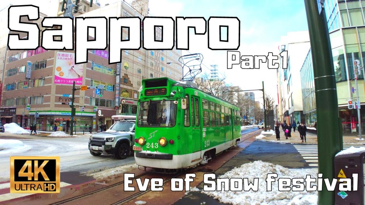 【4K Walk】Japan walking tour – Sapporo – Explore Japan's northernmost Metropolitan city in winter. 【4K Walk】Japan walking tour - Sapporo - Explore Japan's northernmost Metropolitan city in winter.