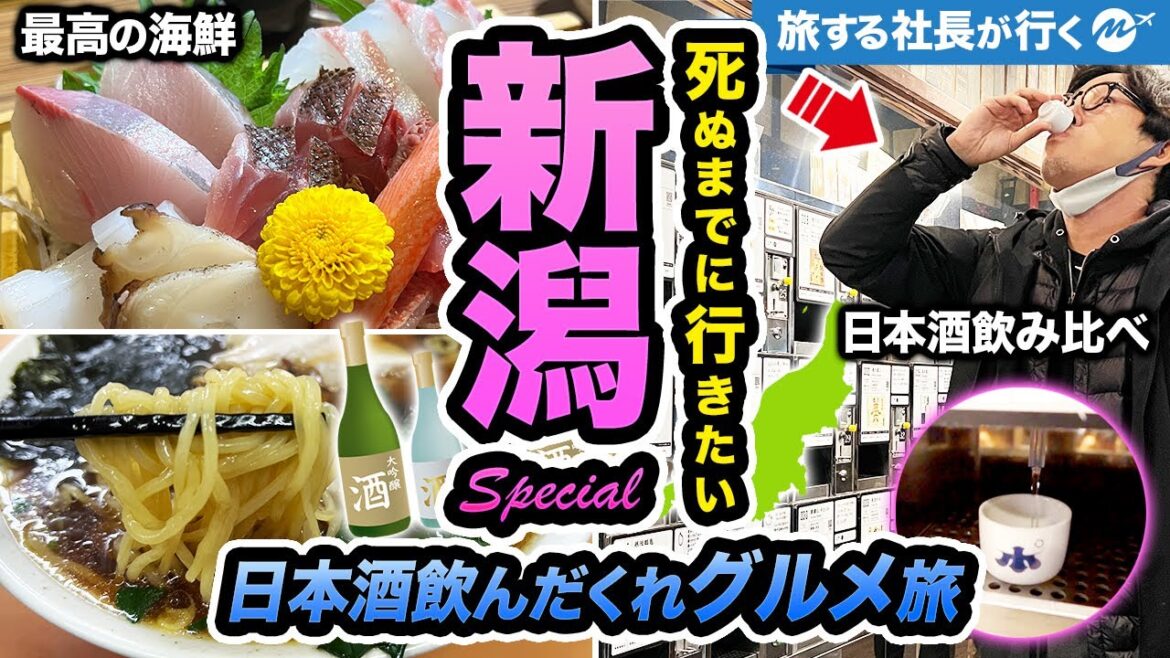 【新潟ひとり旅】ご当地名物絶品グルメを食べ歩く新潟旅行【新潟駅周辺観光・おすすめ・米・日本酒】