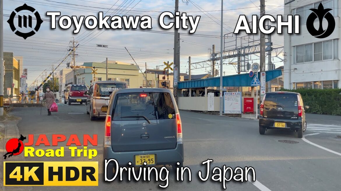 Driving towards Aichi-Mito JR Train Station in Toyokawa City, Aichi Prefecture, Japan | 4K HDR Driving towards Aichi-Mito JR Train Station in Toyokawa City, Aichi Prefecture, Japan | 4K HDR