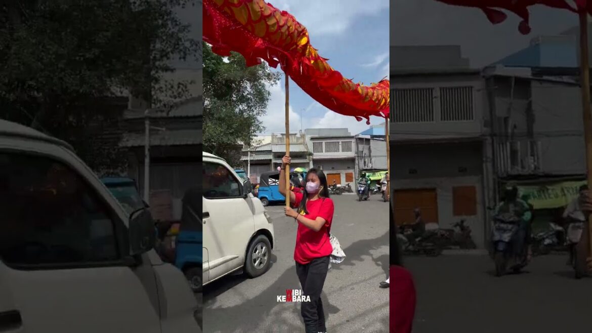 ARAK-ARAKAN NAGA & BARONGSAI DI GLODOK JAKARTA #shorts #wibikembara #capgomeh2023