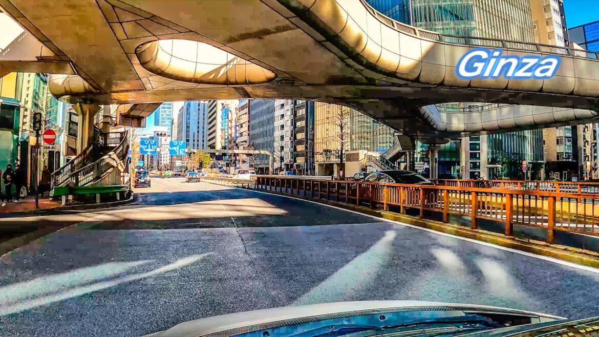 [Driving in Japan] Driving Through The Most Luxury Are Of Tokyo