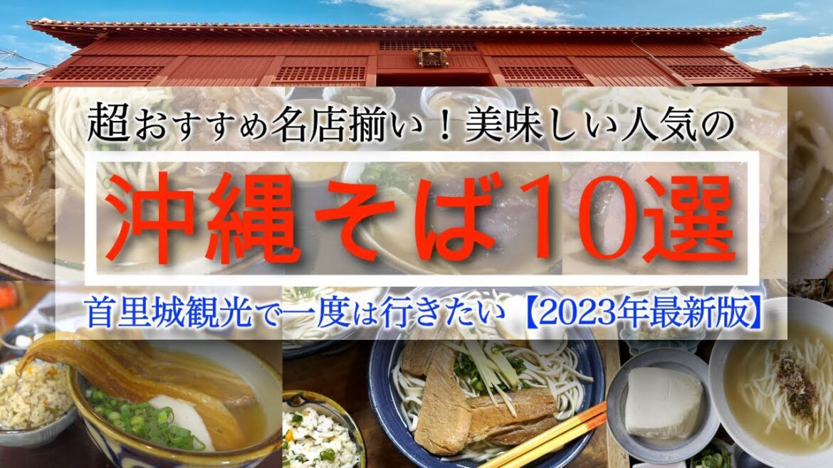 【おススメ沖縄そば巡りまとめ10選】超人気店揃い！古都首里で絶品沖縄そばを堪能！名店一挙ご紹介【2023年保存版】【沖縄旅行】【沖縄グルメ観光Vlog】Okinawa travel in Japan/