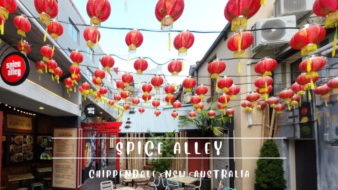 Spice Alley (Asian Style Hawker Food Court) Chippendale, NSW, Australia