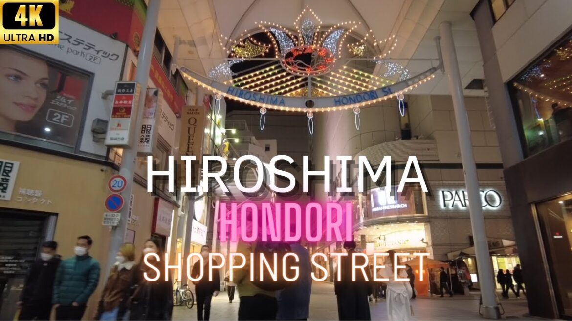 【4K HDR】JAPAN WALK TOUR | Hiroshima Hondori Shopping Street 【4K HDR】JAPAN WALK TOUR | Hiroshima Hondori Shopping Street