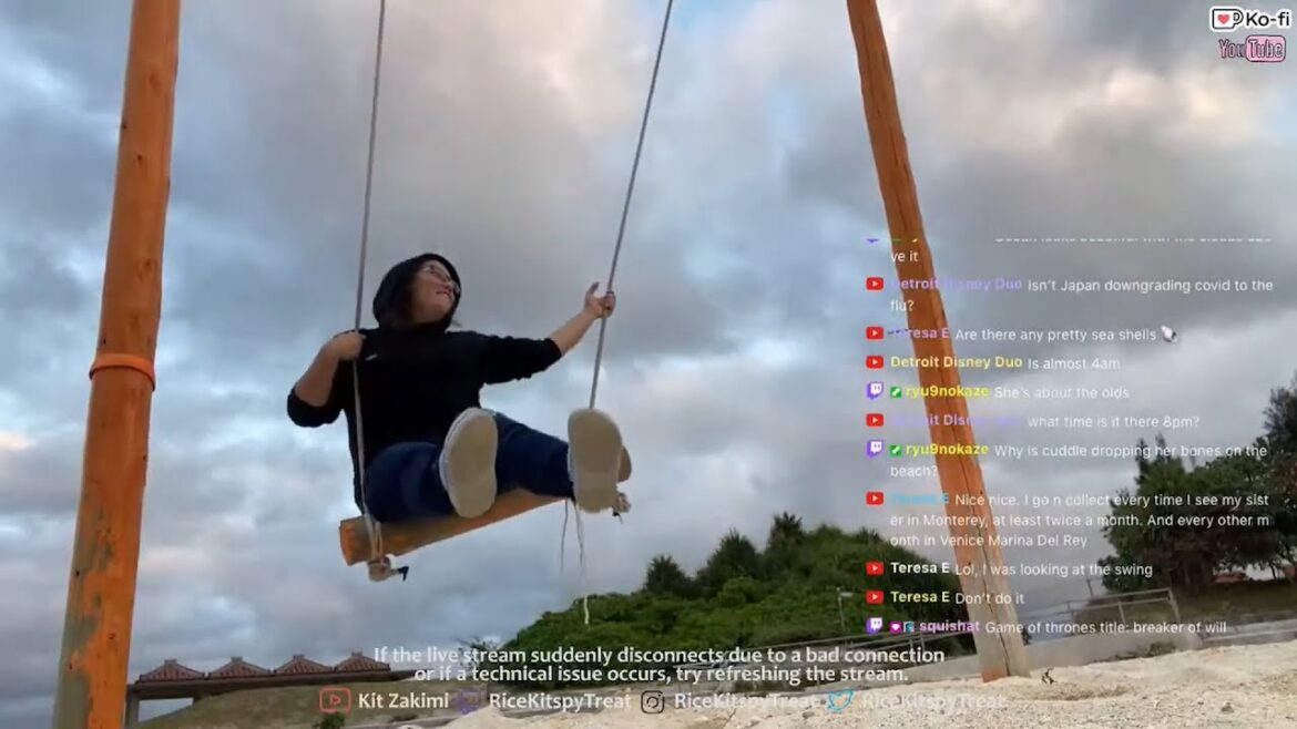 Almost Died On A Beach Swing in Okinawa | Japan Stream Almost Died On A Beach Swing in Okinawa | Japan Stream