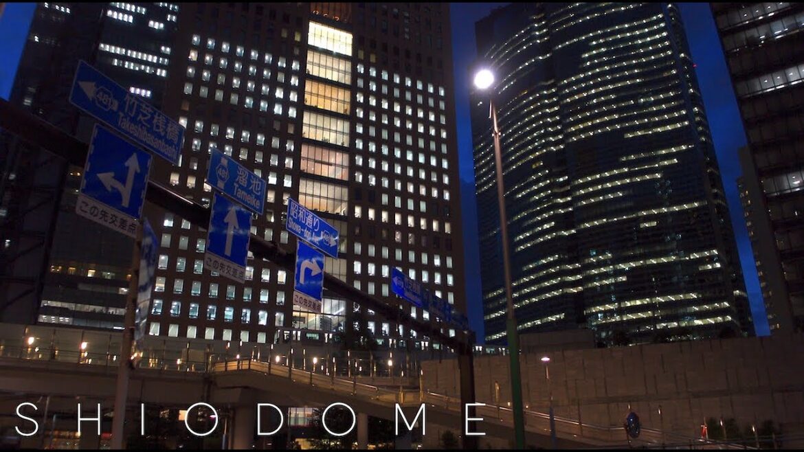 夜の汐留散歩/Shiodome night walk【4K HDR】