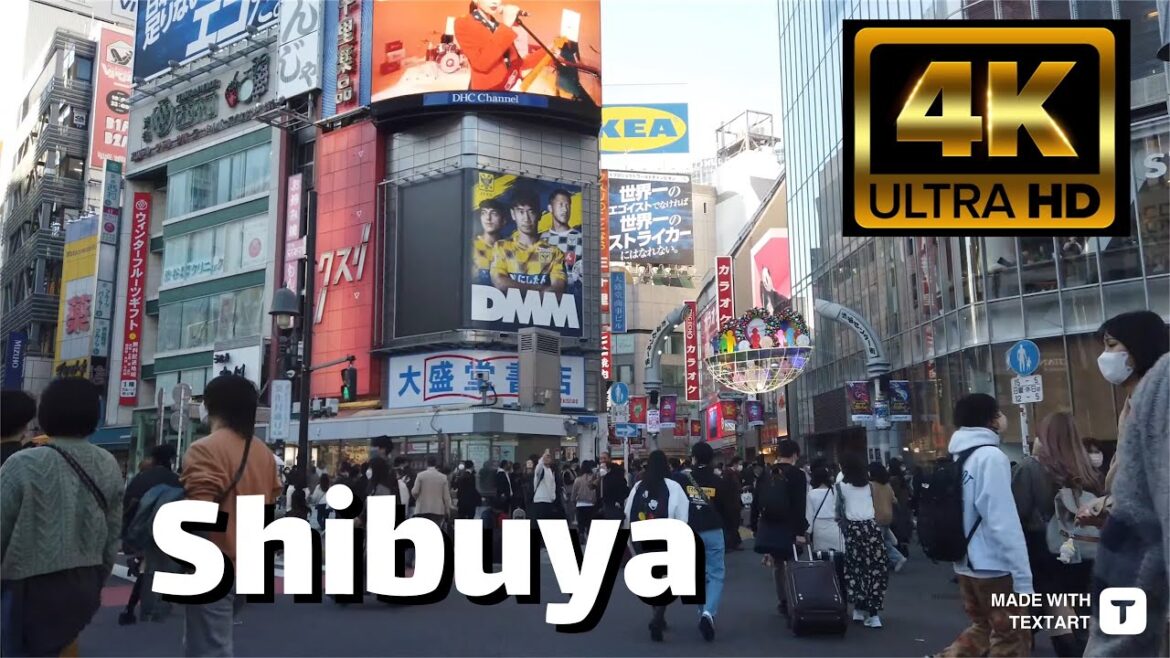 Tokyo Walk in Shibuya - 4K HDR