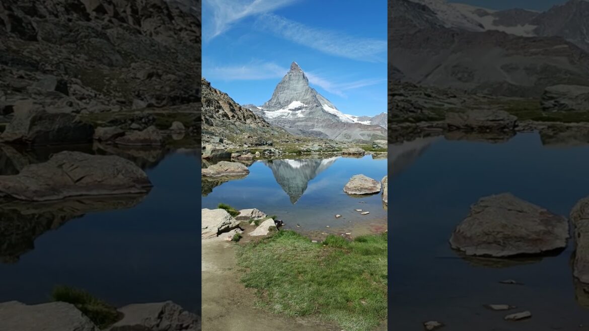 Hiking trail from Riffelberg to Gornergrat #zermatt #matterhorn #switzerland #shorts #gornergrat