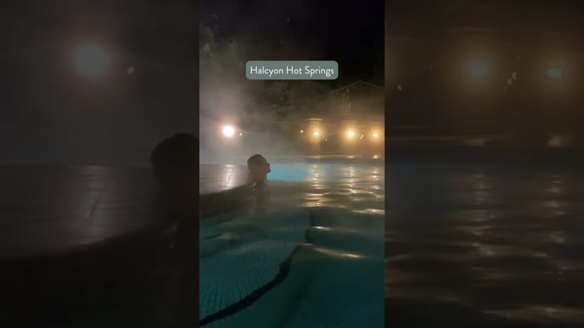 Hot Springs To Visit This Winter In The Kootenay Rockies  #shorts #explorebc #hotsprings #wellness