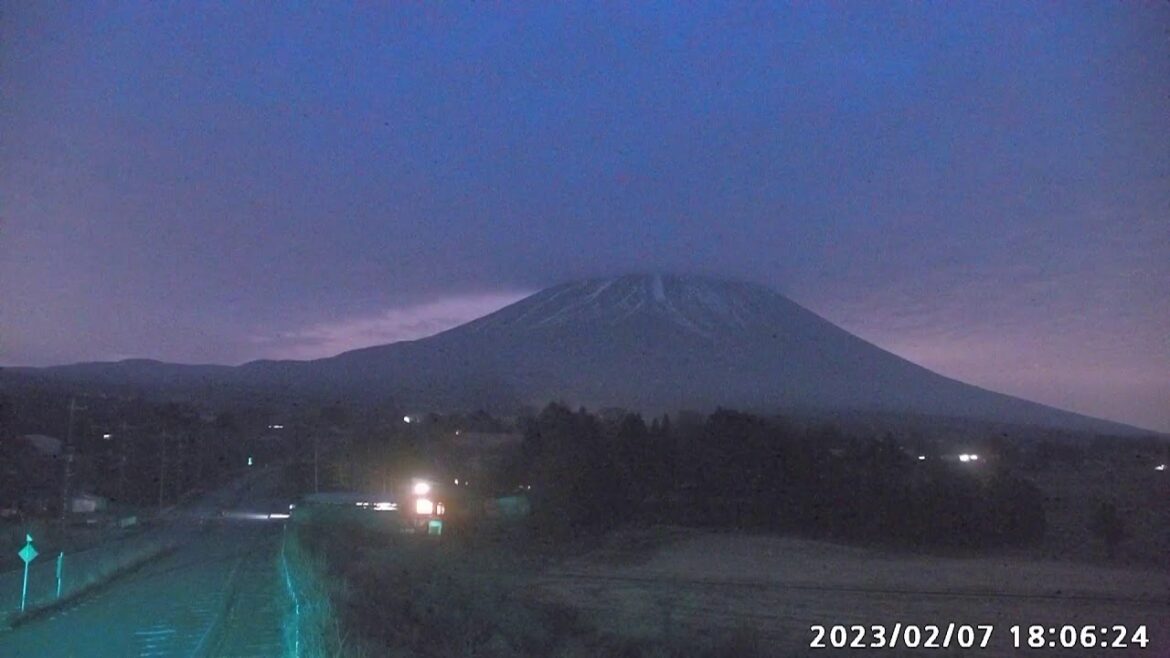 [LIVE]【2023年2月7日】富士山ライブカメラ　富士ヶ嶺地区　Live Camera Mt.FUJI