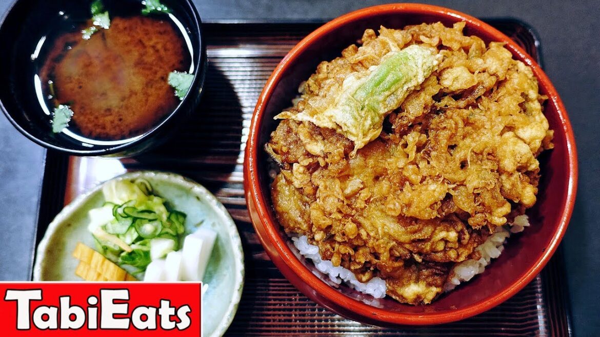 MASSIVE TEMPURA BOWL in Tokyo Japan