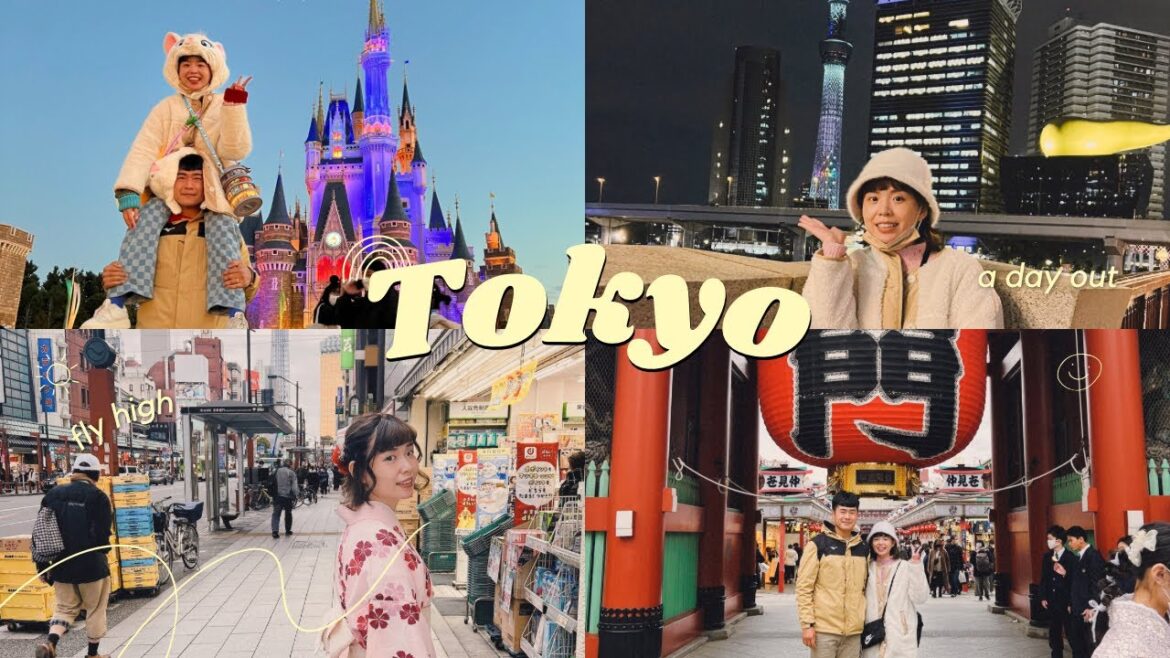 🇯🇵東京自由行（上）淺草雷門🏮、和服初體驗👘、30F敘敘苑、迪士尼💯美女與野獸💯💯💯