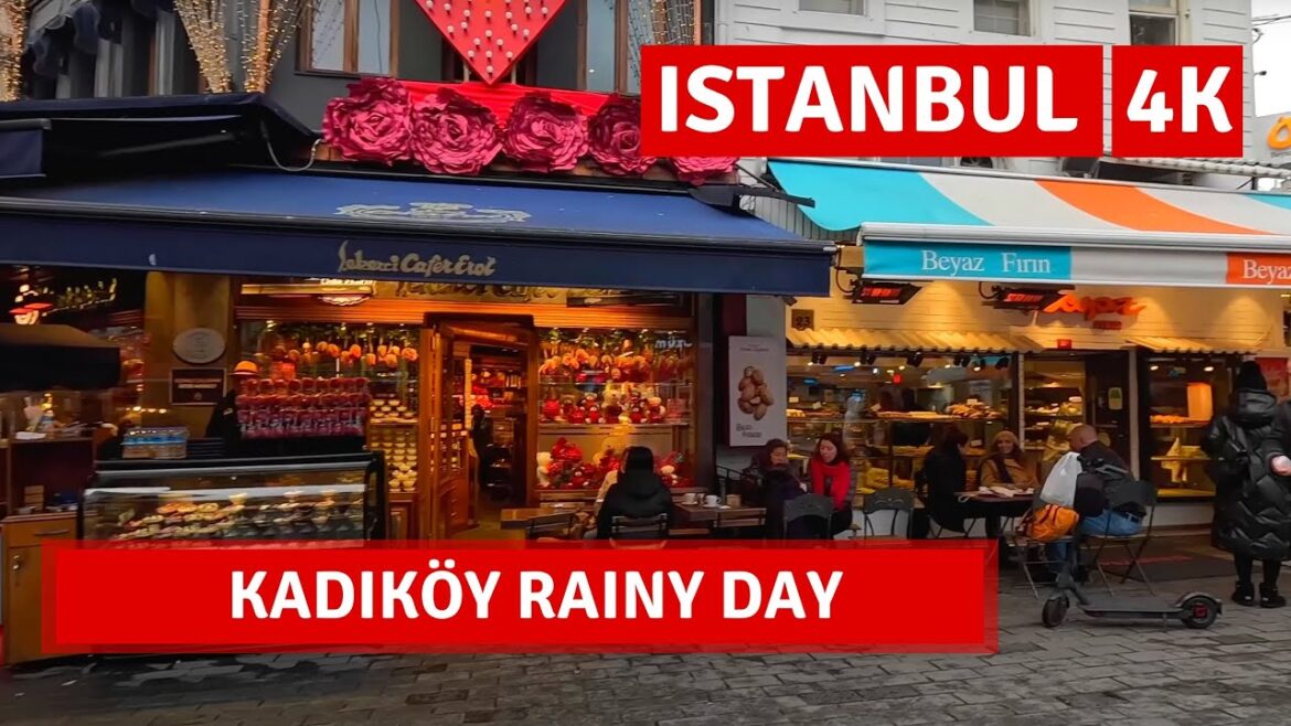 Istanbul Asian Side City Center Kadikoy Rainy Day 2023 January Walking Tour|4k UHD 60fps Istanbul Asian Side City Center Kadikoy Rainy Day 2023 January Walking Tour|4k UHD 60fps