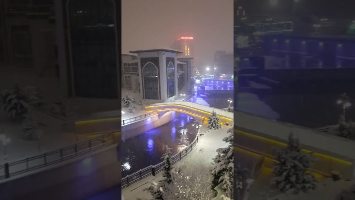 Witness Snow in the Midnight Capital: Ankara's Remarkable Snowfall!