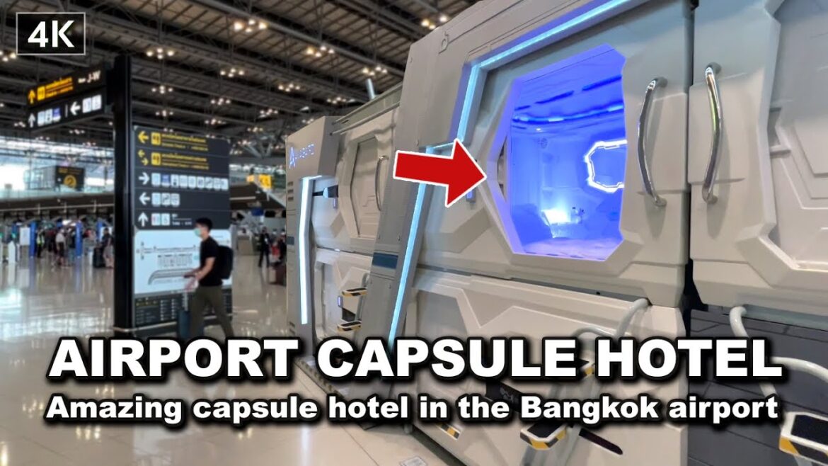 【🇹🇭 4K】Amazing capsule hotel in the Suvarnabhumi airport Bangkok Thailand 【🇹🇭 4K】Amazing capsule hotel in the Suvarnabhumi airport Bangkok Thailand