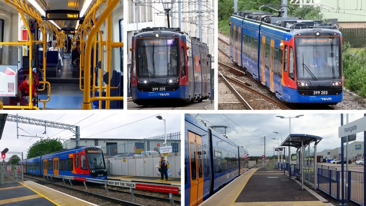 Sheffield Supertram TramTrains in Action Sheffield Supertram TramTrains in Action