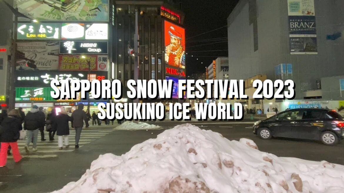 雪まつり2023 すすきのアイスワールド|冬 夜景 観光 旅行 氷像 旅行 一人旅| 北海道観光散歩ライブ 雪まつり2023 すすきのアイスワールド|冬 夜景 観光 旅行 氷像 旅行 一人旅| 北海道観光散歩ライブ