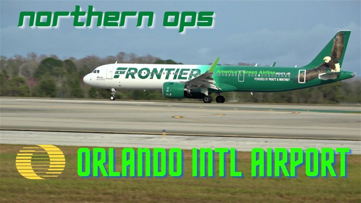 (4K)  WEEKEND MIDDAY | PLANE SPOTTING | #ORLANDO INT'L AIRPORT #AVIATION 02/05/23.