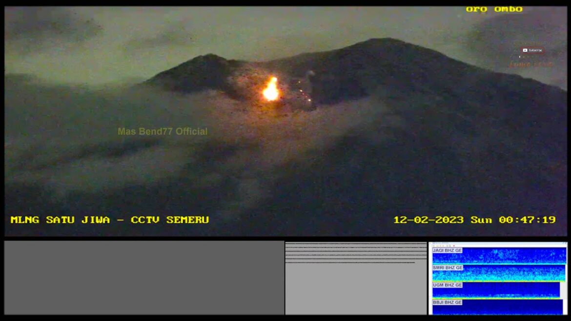 Live Semeru Pantau Hembusan Guguran Lava Hari Ini ! @MasBend77Official
