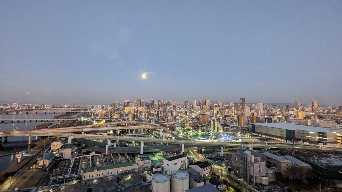 【 LIVE1440p   】大阪の景色  天気　晴れ　2023/2/5　 ライブカメラ配信 ＠osaka japan　#キタ　#空中庭園　#大阪のビル群　#あべのハルカス