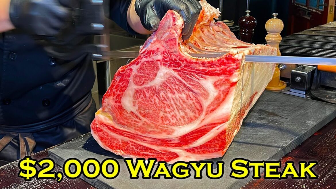 $2,000 WORLD'S ONLY “Bone-in” Ōmi A5 Wagyu Beef Steak & $3 Japanese Ramen in Tokyo Japan $2,000 WORLD'S ONLY "Bone-in" Ōmi A5 Wagyu Beef Steak & $3 Japanese Ramen in Tokyo Japan