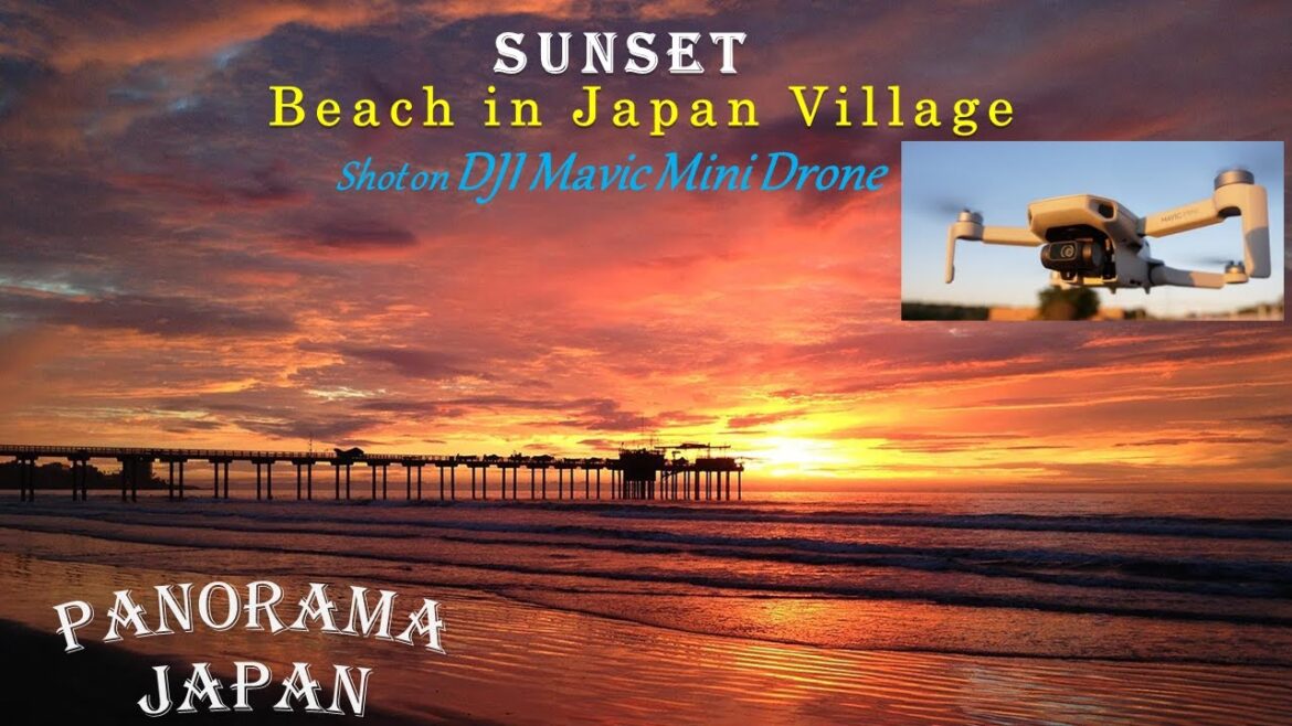 Sunset in Japan Beach – DJI Mavic mini Drone shot 2.7K Video- Panorama Japan Sunset in Japan Beach - DJI Mavic mini Drone shot 2.7K Video- Panorama Japan