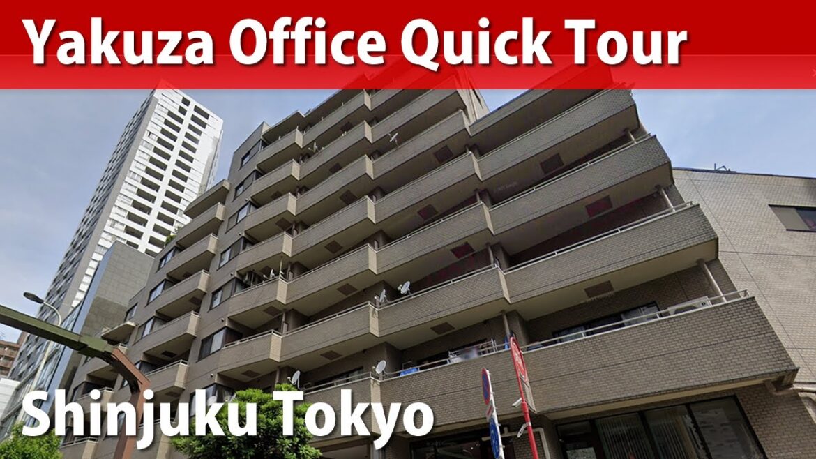 Yakuza's Office Tour in Shinjuku Tokyo Japan