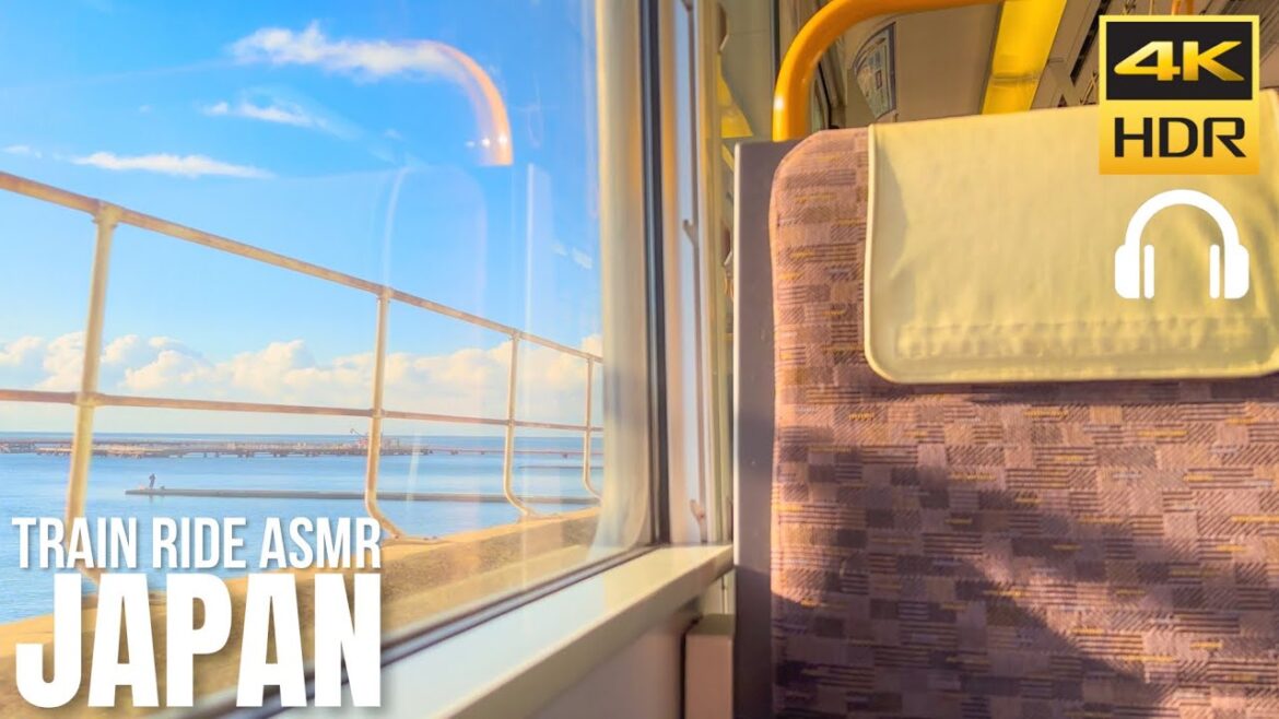 Japan — Train Ride Experience【4K HDR】| JR Sanyo Main Line Window View | Train Ambience