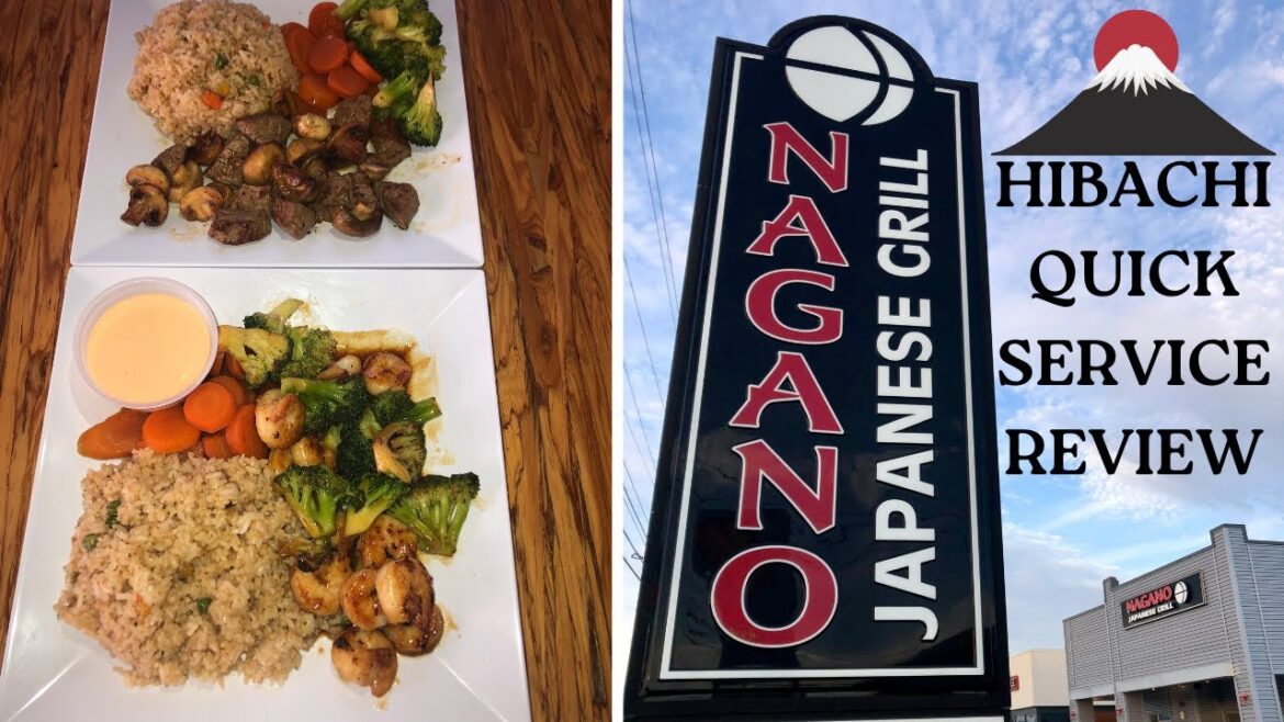 NAGANO JAPANESE GRILL QUICK SERVICE RESTAURANT FOOD REVIEW IN SEVIERVILLE, TN | HIBACHI STYLE