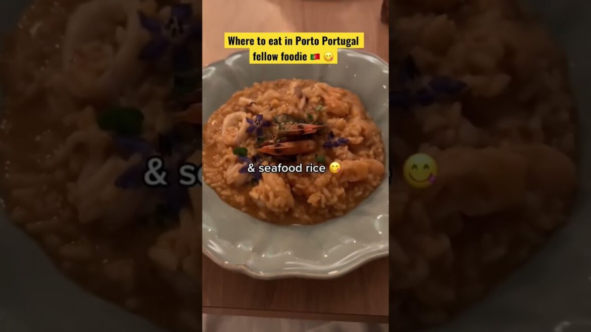 Where to eat in #Porto #Portugal.. 1 of the best restaurants to open, MAKE a reserv if u wna go!!😋