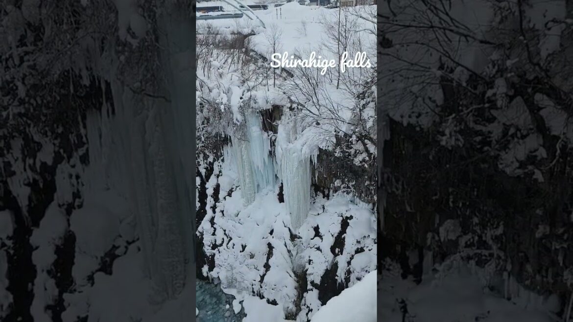 Shirahige falls in Biei, Hokkaido