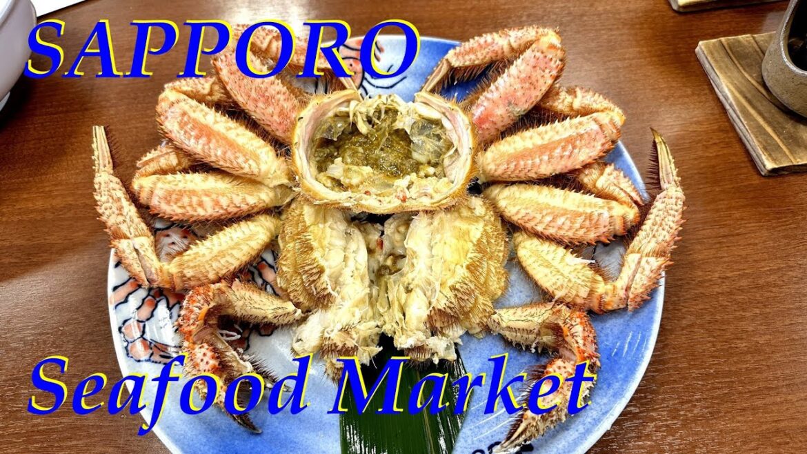 Sapporo Seafood Market (Japan 2023 Part 2) 海鮮市場 北のグルメ札幌市 Sapporo Seafood Market (Japan 2023 Part 2) 海鮮市場 北のグルメ札幌市