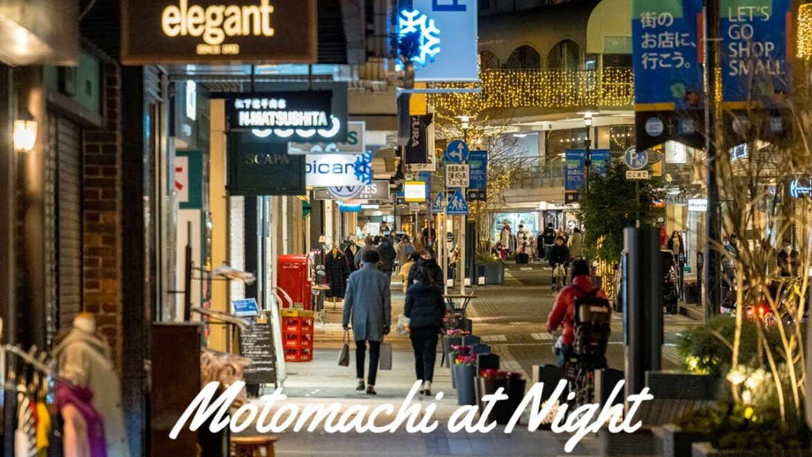 [4K Yokohama] Motomachi at Night