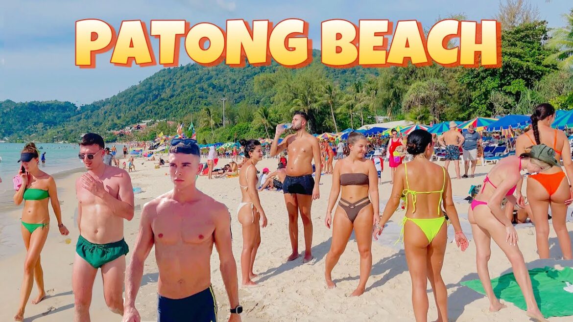 【🇹🇭 4K】Phuket 2023 Patong Beach - Walking Tour Thailand