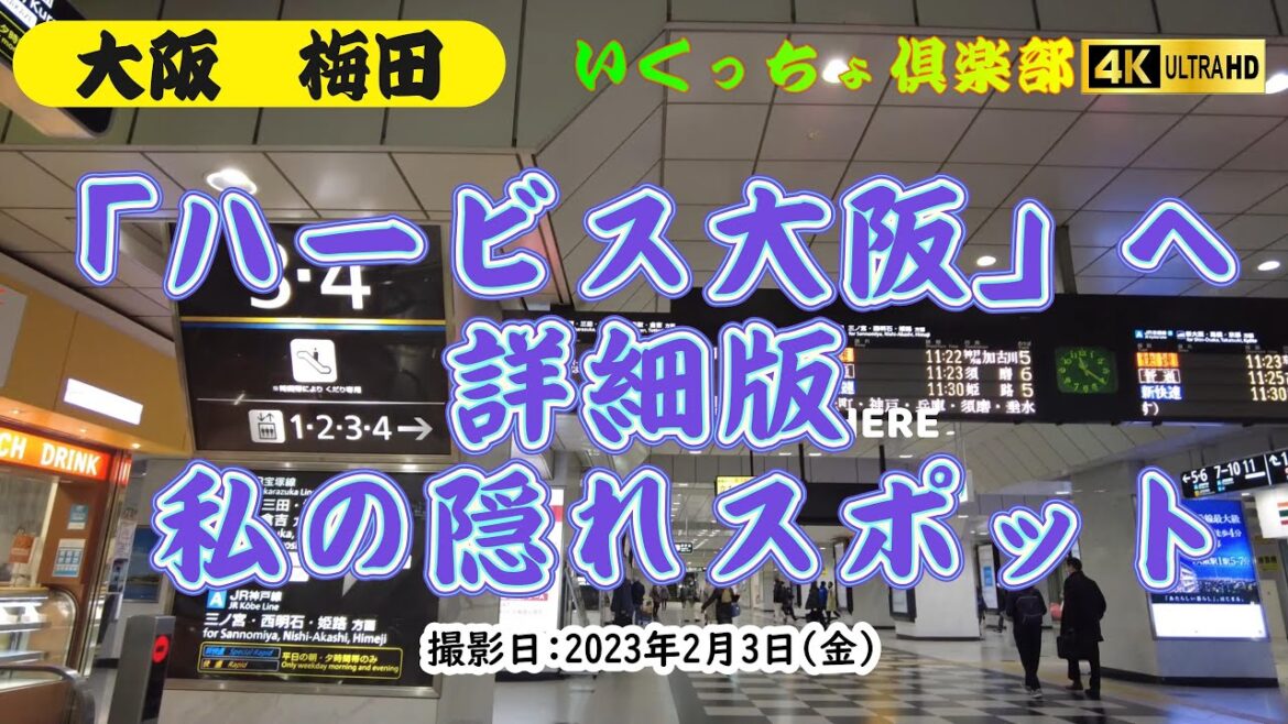 【4K】【ハービスENT★詳細版★私の隠れスポット】大阪梅田をご案内。 昼は「梅田阪急ビル オフィスタワー15階」で昼食を。夜は「ハービスENT」のレストランで、静かな大人の雰囲気デートを。 【4K】【ハービスENT★詳細版★私の隠れスポット】大阪梅田をご案内。 昼は「梅田阪急ビル オフィスタワー15階」で昼食を。夜は「ハービスENT」のレストランで、静かな大人の雰囲気デートを。