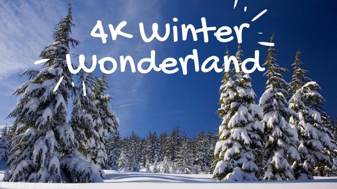 Amazing Winter Scenes with Relaxing Music 2021 [ 4K Drone Footage ]