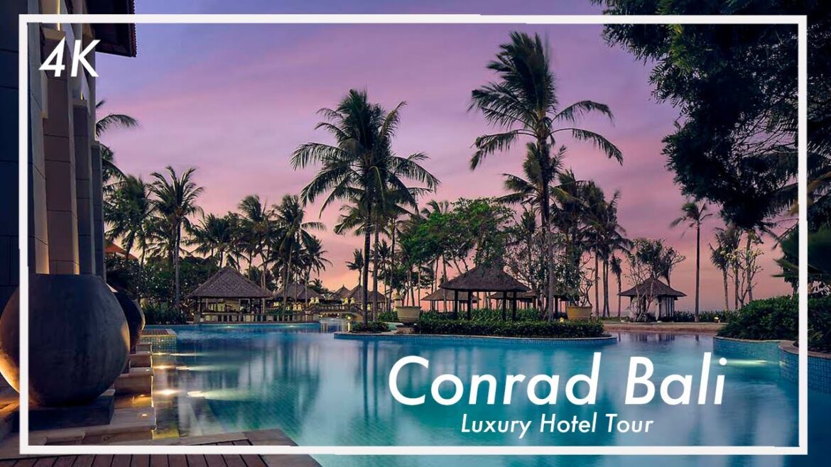 [4K] Bali 🇮🇩 | Walking Tour of Conrad Hotel Bali: 5-Star Luxury Living in Paradise!