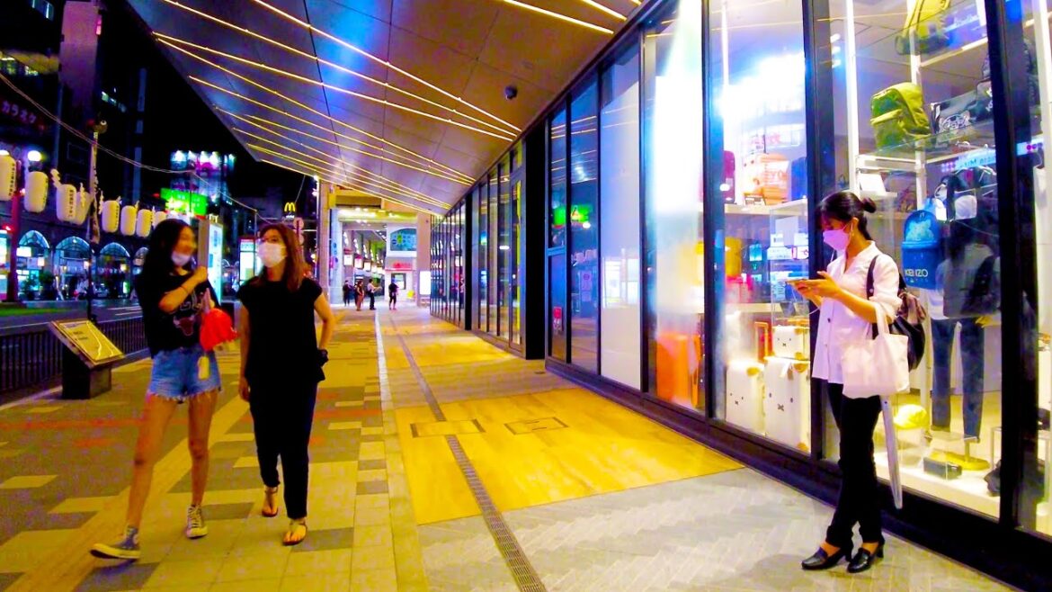 Kagoshima in Kyushu. Enjoy a night walk โช๐๐ถ4K ASMR non-stop 1 hour 02 minutes Kagoshima in Kyushu. Enjoy a night walk โช๐๐ถ4K ASMR non-stop 1 hour 02 minutes