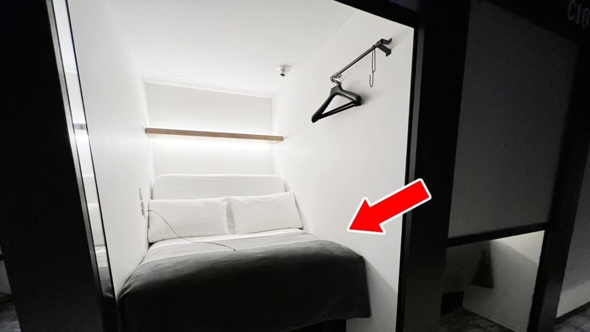 「Japanese capsule hotel TOKYO」Futuristic capsule hotel｜The Millennials Shibuya