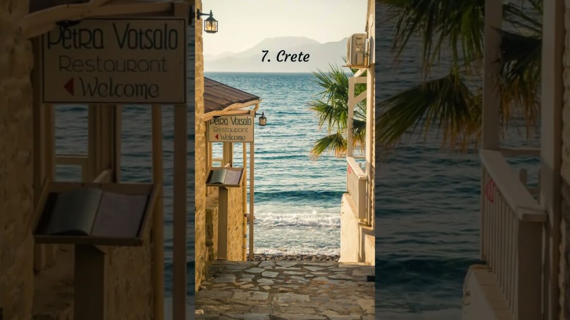 🇬🇷 Greece Beautiful Honeymoon Destinations ❤ | 10 Greece Beautiful Places - Tourow #shorts