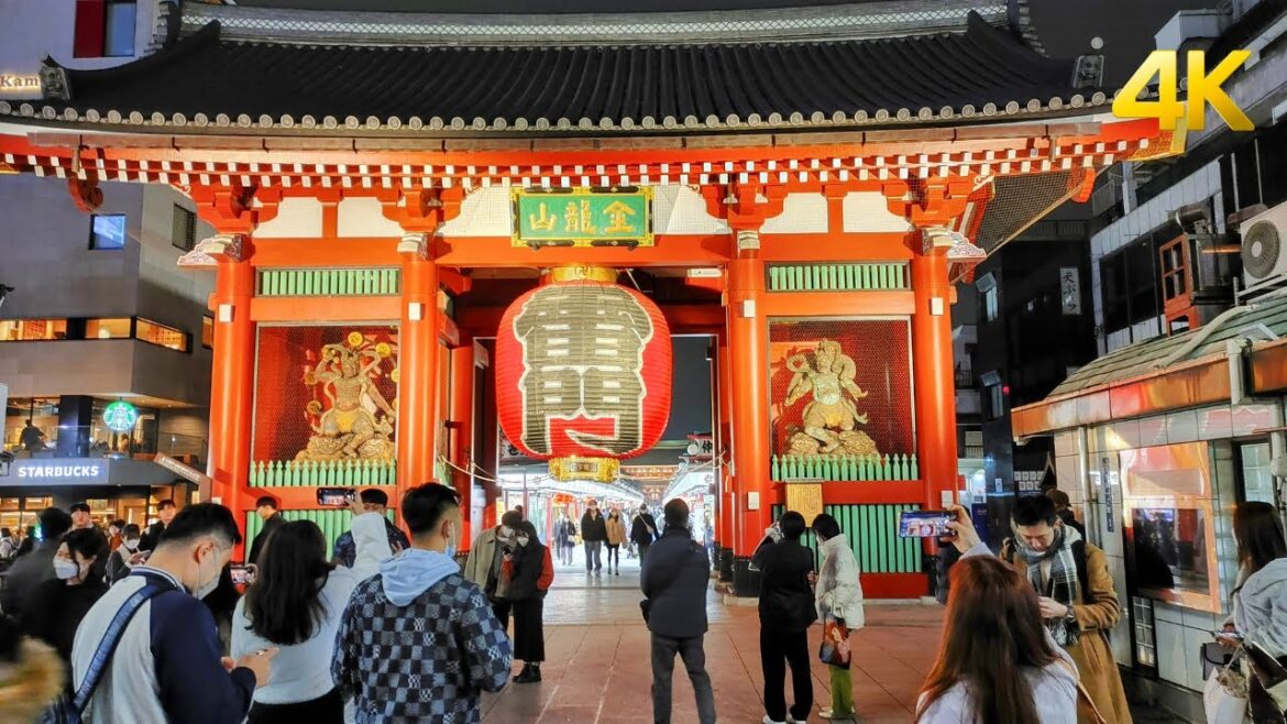 Late Night Walk Through Asakusa 4K. Tokyo, Japan. Late Night Walk Through Asakusa 4K. Tokyo, Japan.