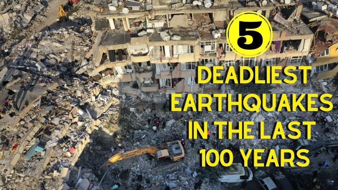 5 largest earthquakes in the last 100 years.